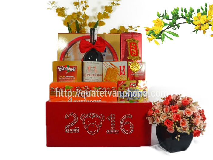 Giỏ quà tết cao cấp QTVP02G